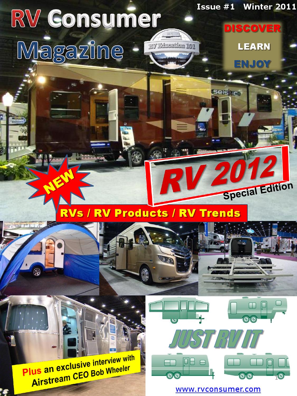 RV Consumer Magazine Issue 1 by RV Education 101 Issuu