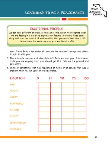 Peace Education Workbook 第 21 页