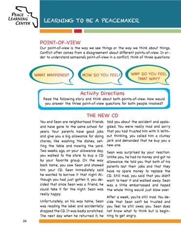 Peace Education Workbook 第 24 页