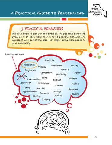 Peace Education Workbook 第 5 页