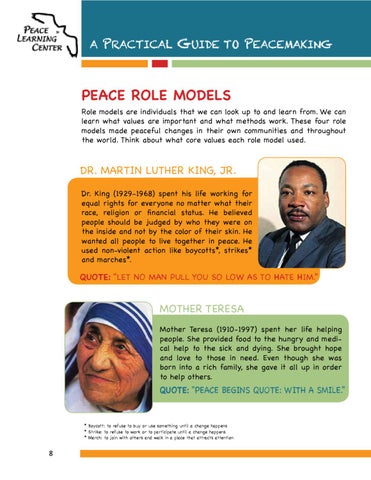 Peace Education Workbook 第 8 页