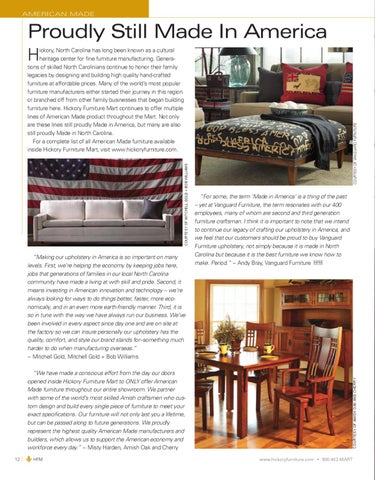 Andrea Ware 家具目录 · Hickory 家具 Mart 指南 2012 第 14 页