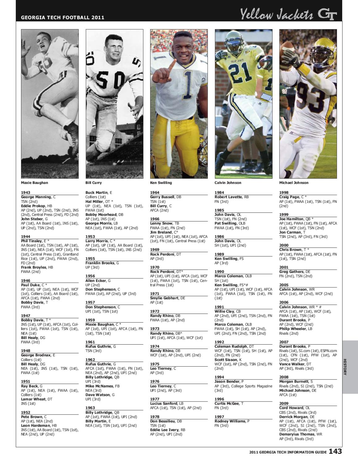 2011 Tech Football Information Guide by GTAthletics Issuu