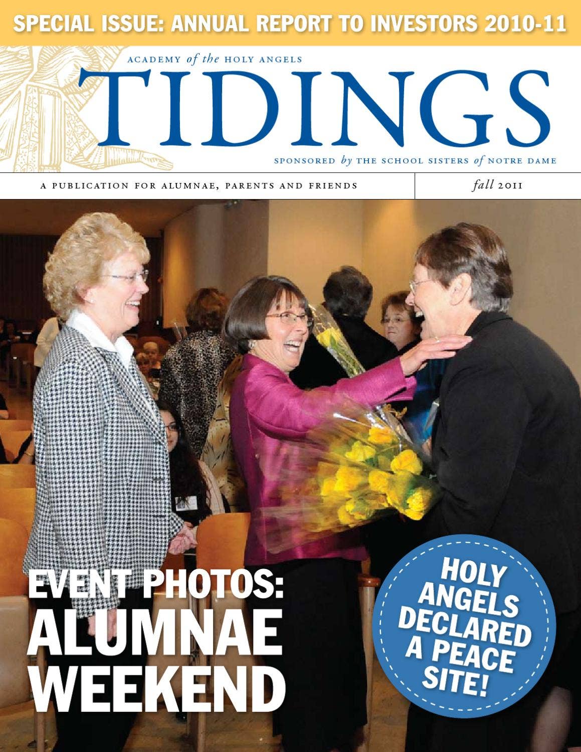Tidings_Fall_2011 by Academy of the Holy Angels - Issuu
