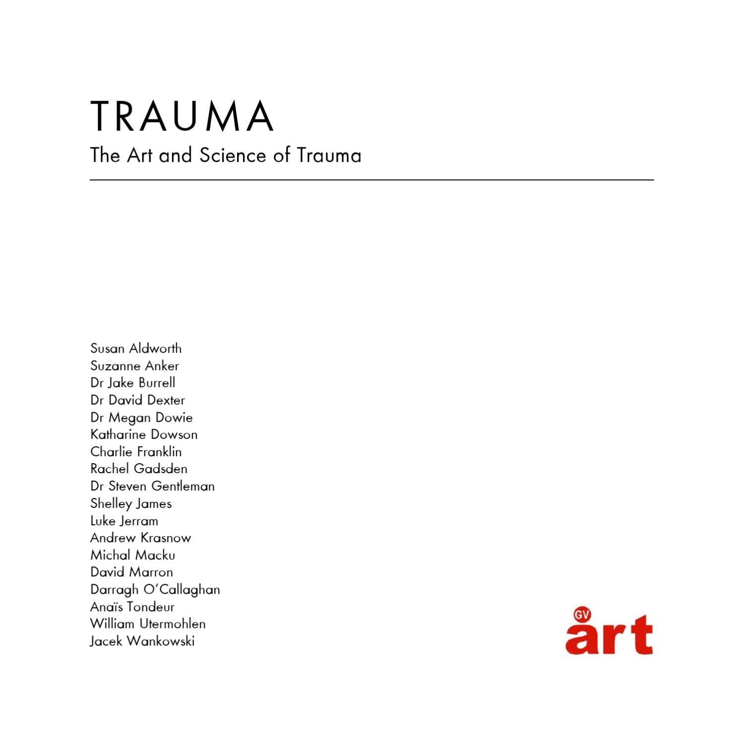GV Art Trauma Catalogue by GV Art Issuu