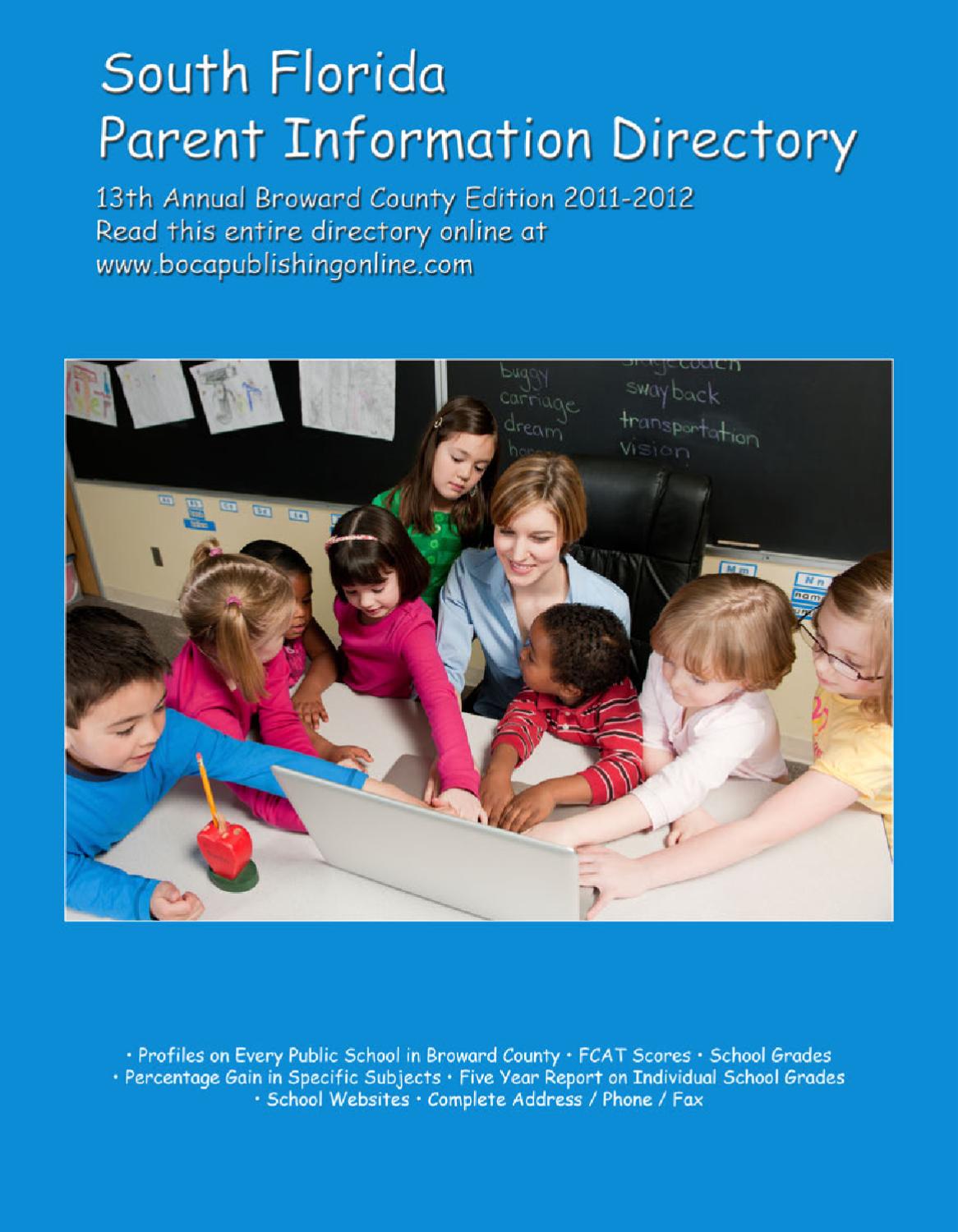 Broward County Parent Info Directory 2011-2012 by Boca Publishing - Issuu