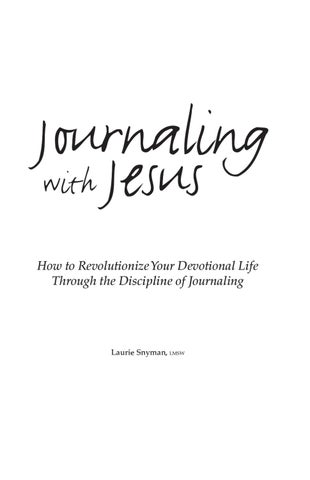 Journaling with Jesus 第 3 页