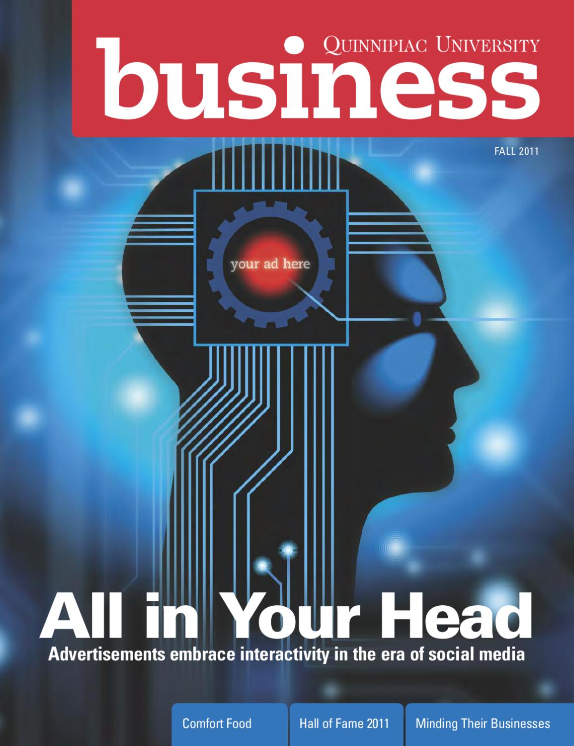 Quinnipiac University Business Magazine Fall 2011 By Quinnipiac