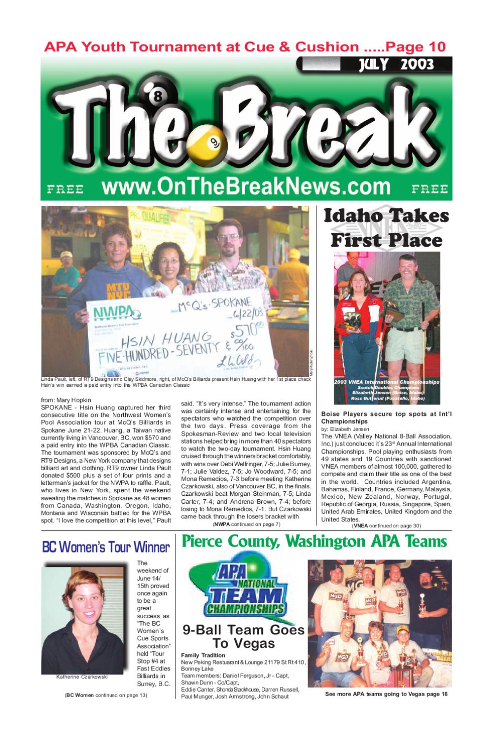 The Break July Issue 2003 by The Break - issuu - 