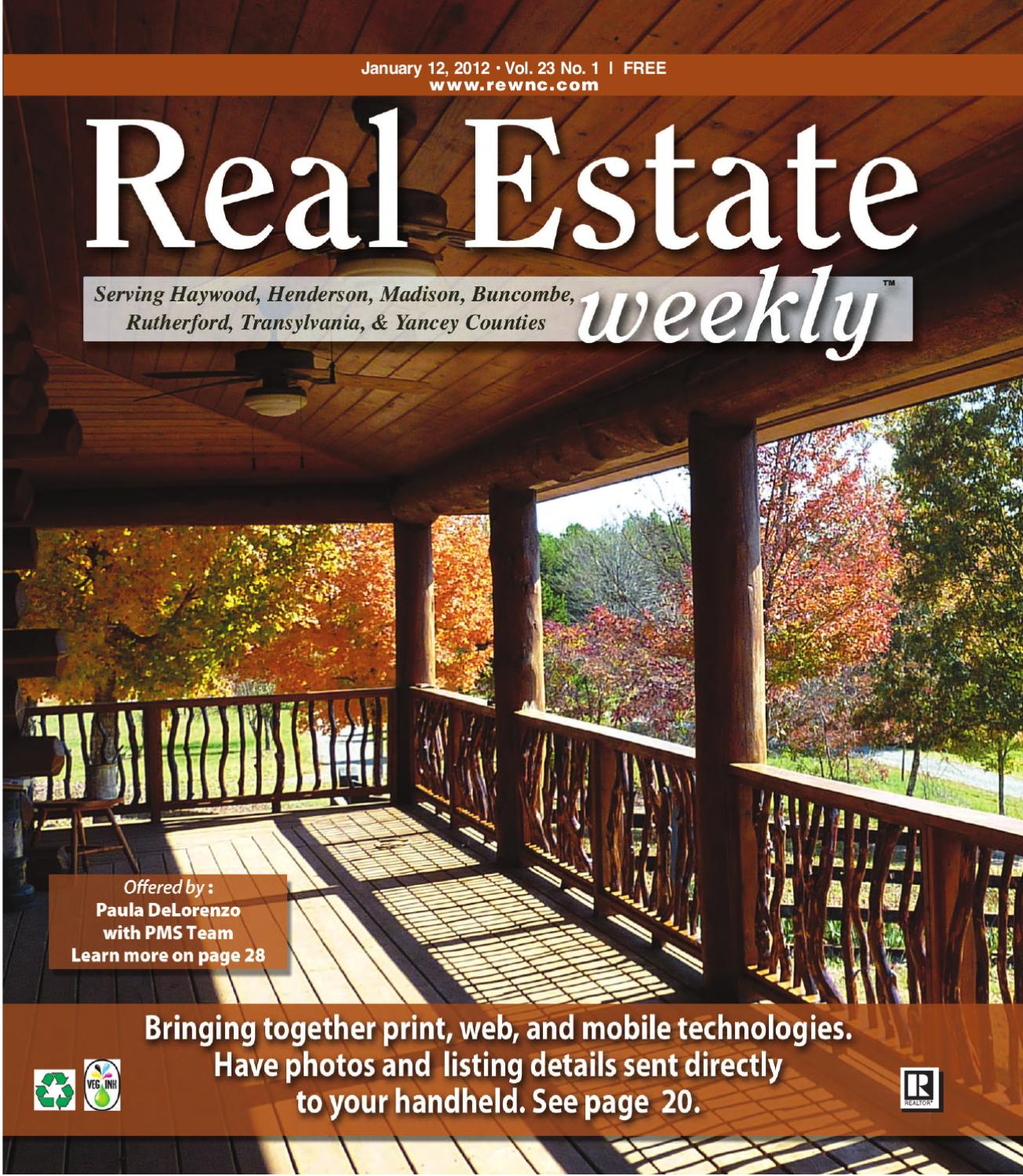 The Real Estate Weekly Vol. 23 Issue 1 by WNC Homes & Real Estate Issuu
