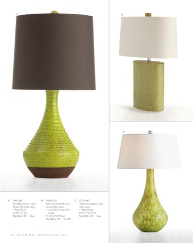Arteriors 2012 灯饰目录 第 24 页