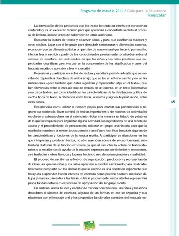 PROGRAMA DE EDUCACION PREESCOLAR 2011 by cdm1507 metepec - Issuu