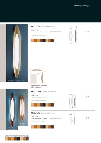 Atelier Sedap 目录 luminaires - 灯饰 LUCID 2011 第 8 页