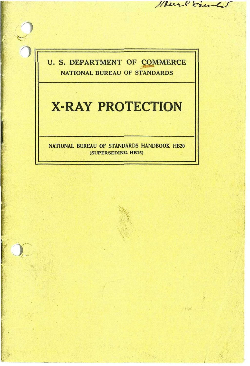 1936 National Bureau Of Standards For X Ray Protection By Infab Corporation Issuu