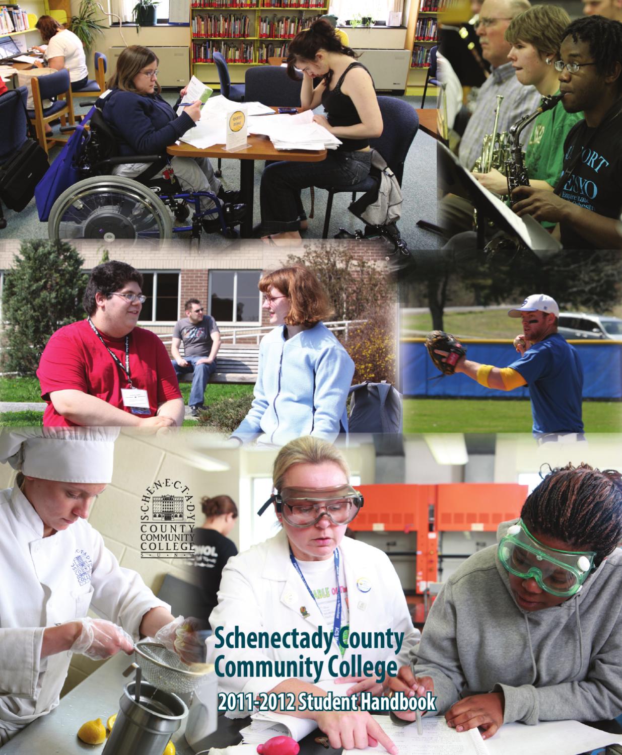 20112012 Student Handbook by SUNY Schenectady County Community College