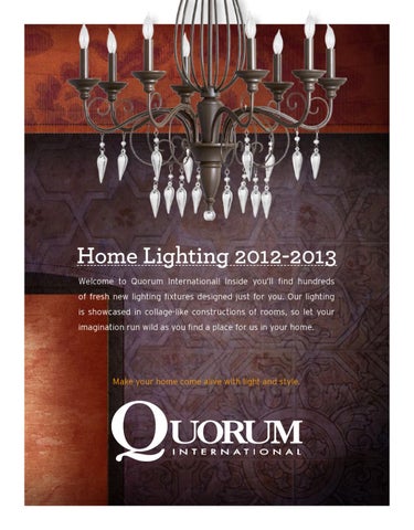 Pinhook Branding LLC 灯饰目录 · Quorum 灯饰 册 2012 Family Section 第 3 页
