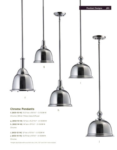 Pinhook Branding LLC 灯饰目录 · Quorum 灯饰 册 2012 吊线灯 Section 第 11 页