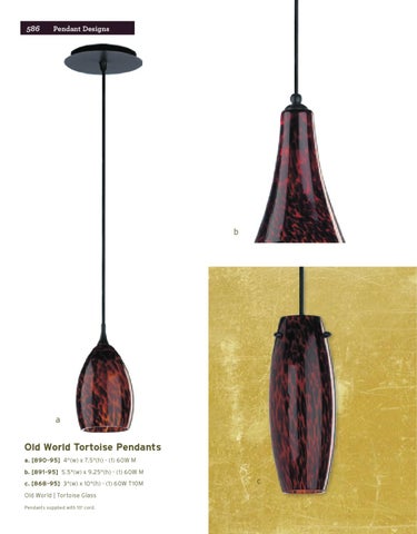 Pinhook Branding LLC 灯饰目录 · Quorum 灯饰 册 2012 吊线灯 Section 第 16 页