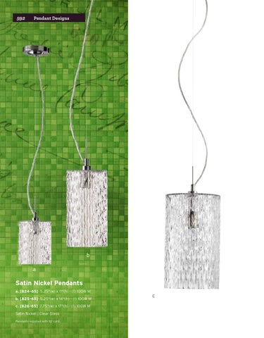 Pinhook Branding LLC 灯饰目录 · Quorum 灯饰 册 2012 吊线灯 Section 第 22 页