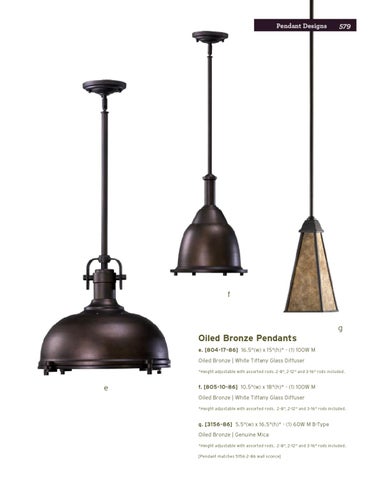 Pinhook Branding LLC 灯饰目录 · Quorum 灯饰 册 2012 吊线灯 Section 第 9 页