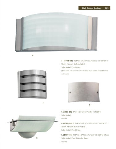 Pinhook Branding LLC 灯饰目录 · Quorum 灯饰 册 2012 壁灯 Section 第 7 页