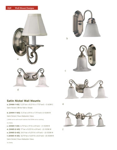 Pinhook Branding LLC 灯饰目录 · Quorum 灯饰 册 2012 Wall Mount Section 第 12 页