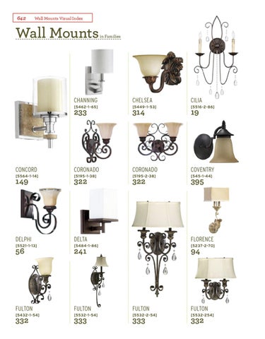 Pinhook Branding LLC 灯饰目录 · Quorum 灯饰 册 2012 Wall Mount Section 第 18 页