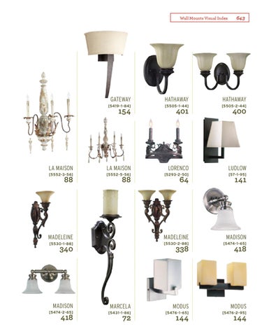 Pinhook Branding LLC 灯饰目录 · Quorum 灯饰 册 2012 Wall Mount Section 第 19 页