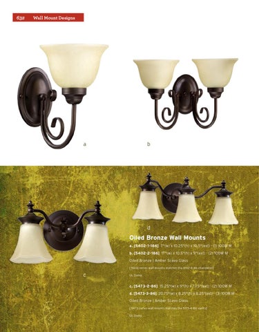 Pinhook Branding LLC 灯饰目录 · Quorum 灯饰 册 2012 Wall Mount Section 第 8 页