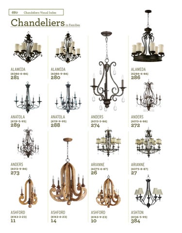 Pinhook Branding LLC 灯饰目录 · Quorum 灯饰 册 2012 Chandeliers Section 第 12 页