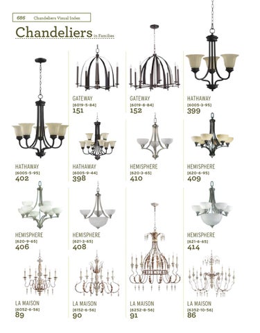 Pinhook Branding LLC 灯饰目录 · Quorum 灯饰 册 2012 Chandeliers Section 第 18 页