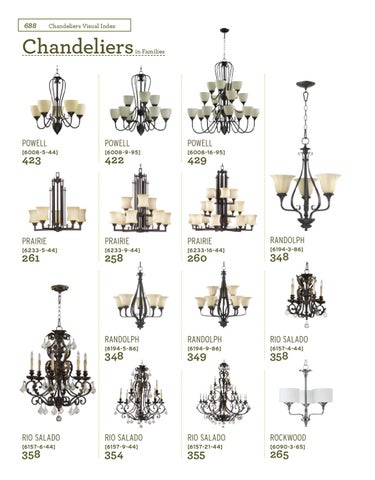 Pinhook Branding LLC 灯饰目录 · Quorum 灯饰 册 2012 Chandeliers Section 第 20 页