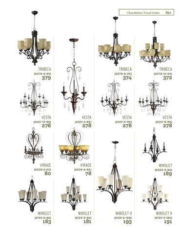 Pinhook Branding LLC 灯饰目录 · Quorum 灯饰 册 2012 Chandeliers Section 第 23 页