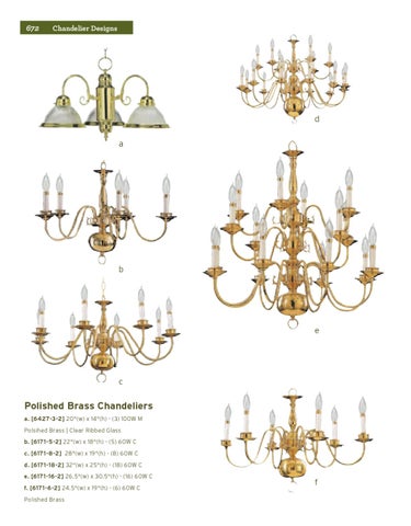 Pinhook Branding LLC 灯饰目录 · Quorum 灯饰 册 2012 Chandeliers Section 第 4 页