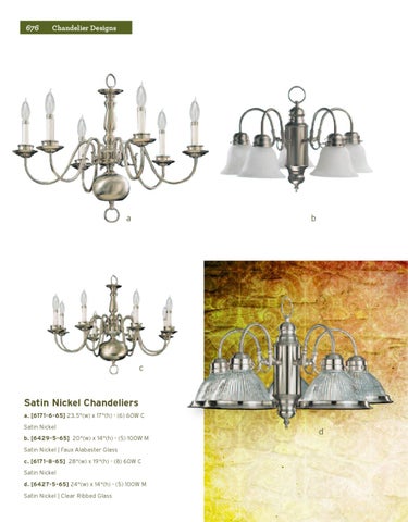 Pinhook Branding LLC 灯饰目录 · Quorum 灯饰 册 2012 Chandeliers Section 第 8 页