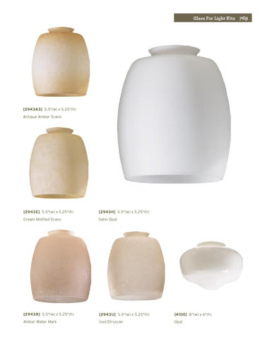 Pinhook Branding LLC 灯饰目录 · Quorum 灯饰 册 2012 玻璃 Section 第 13 页