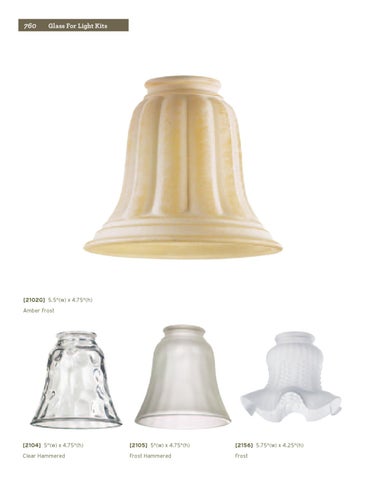 Pinhook Branding LLC 灯饰目录 · Quorum 灯饰 册 2012 玻璃 Section 第 4 页