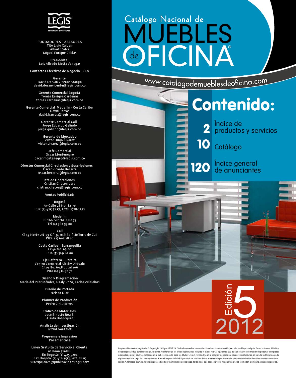 Catálogo Nacional de Muebles de oficina edición 5 by LEGIS SA - Issuu