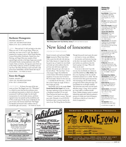 January 11 17 2012 City Newspaper By Rochester City Newspaper