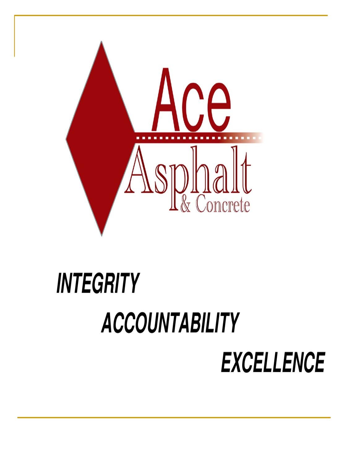 Ace Asphalt and Concrete Texas by CS PATRICK REAL ESTATE, LLC Issuu