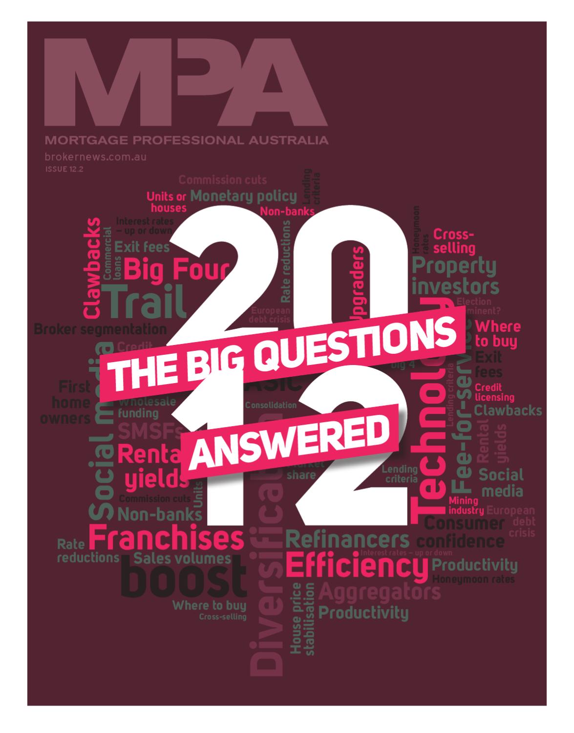 Mortgage Professional Australia magazine Issue 12.02 by Key Media - Issuu