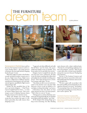 Feb March 2017 Issue Charlotte Nc By Home Design Decor Magazine Dream Team The Furniture