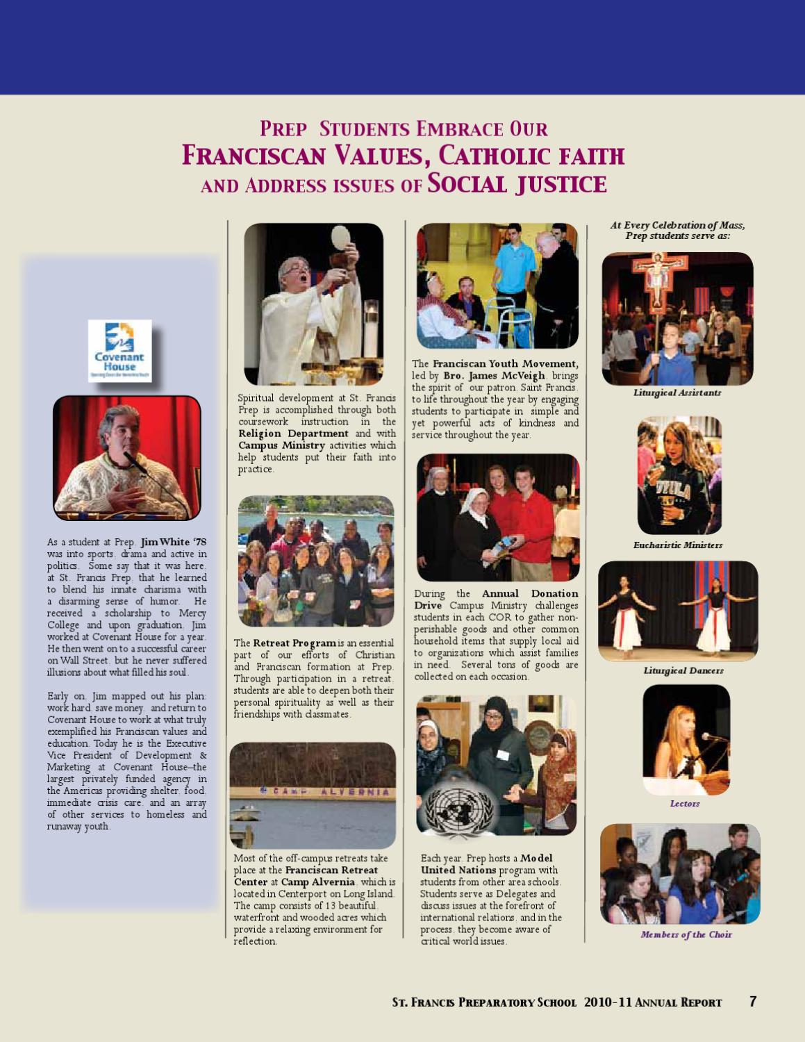 St. Francis Prep Annual Report by St. Francis Preparatory School - Issuu