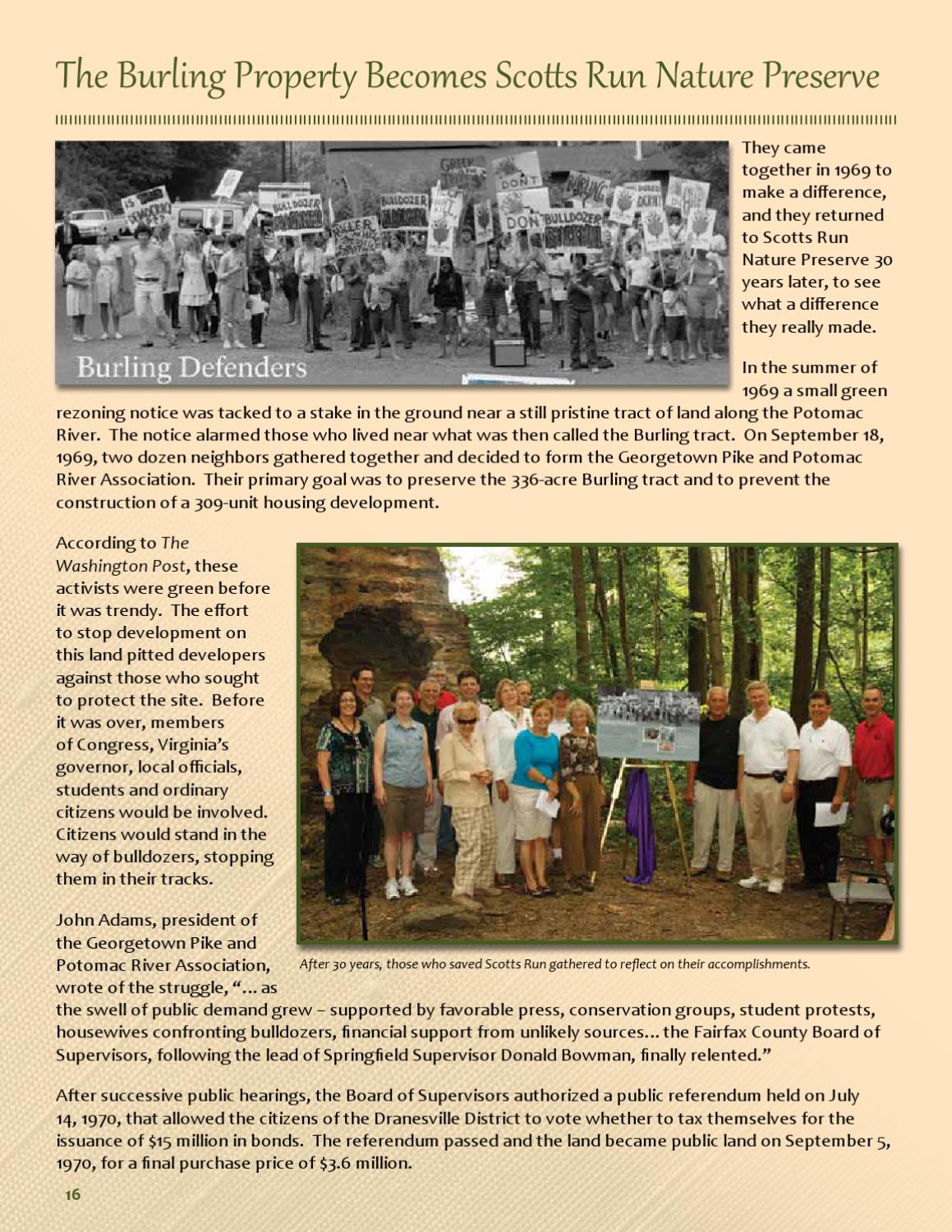 bowman construction georgetown on The Fabric Of The Community By Fairfax County Park Authority Issuu