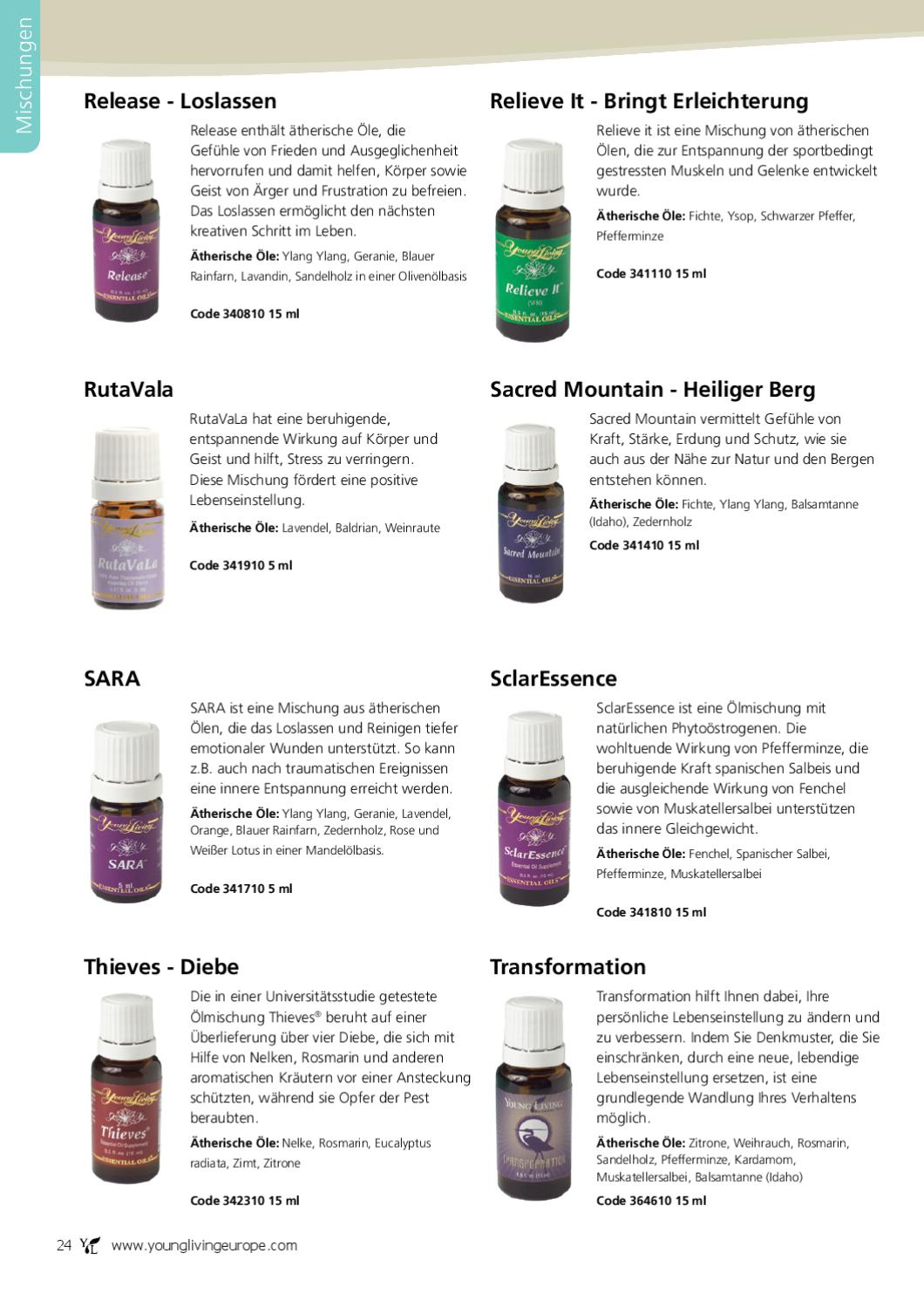 2012 Young Living Product GuideDE by Young Living Essential Oils Issuu