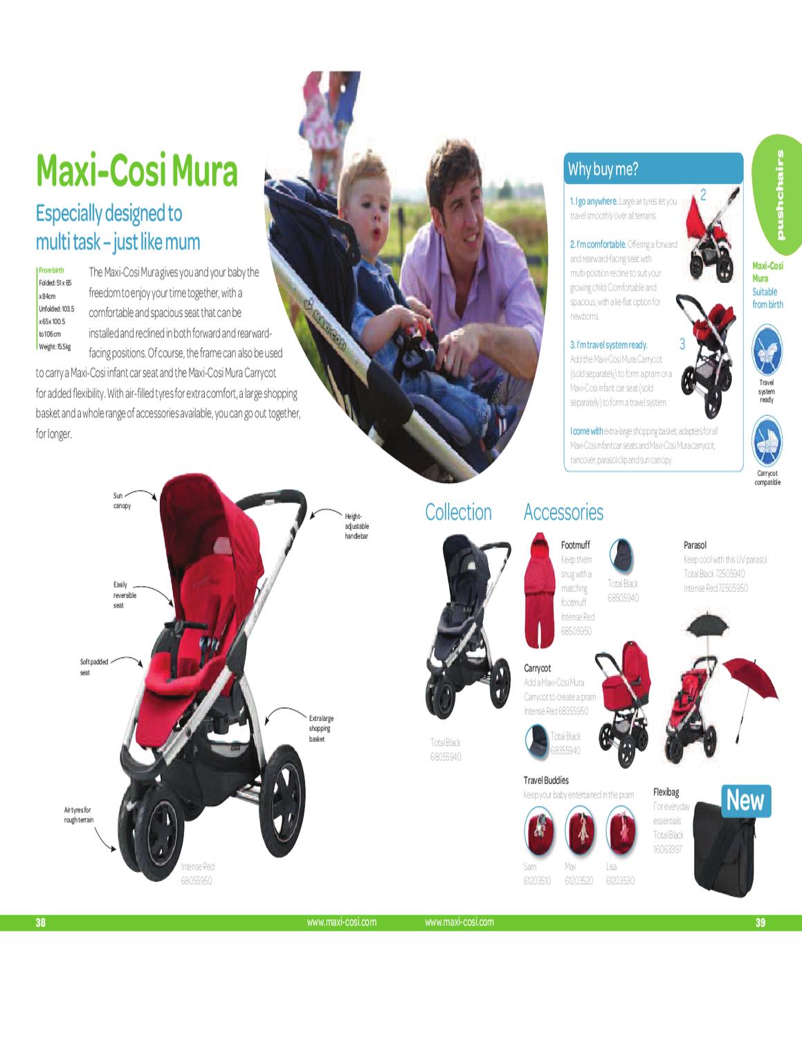 maxi cosi mura travel system