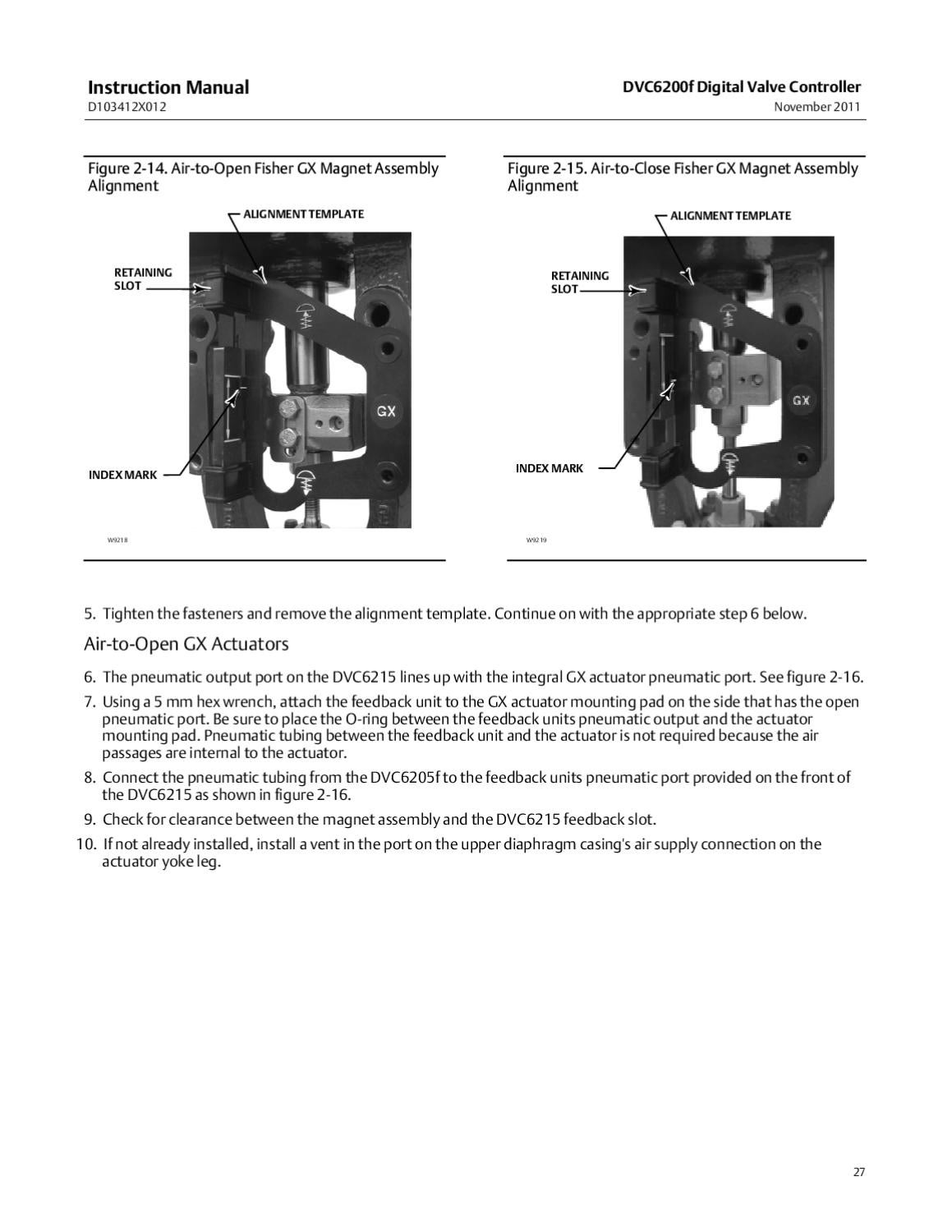 DVC6200f Instruction Manual Nov 2011 by RMC Process Controls