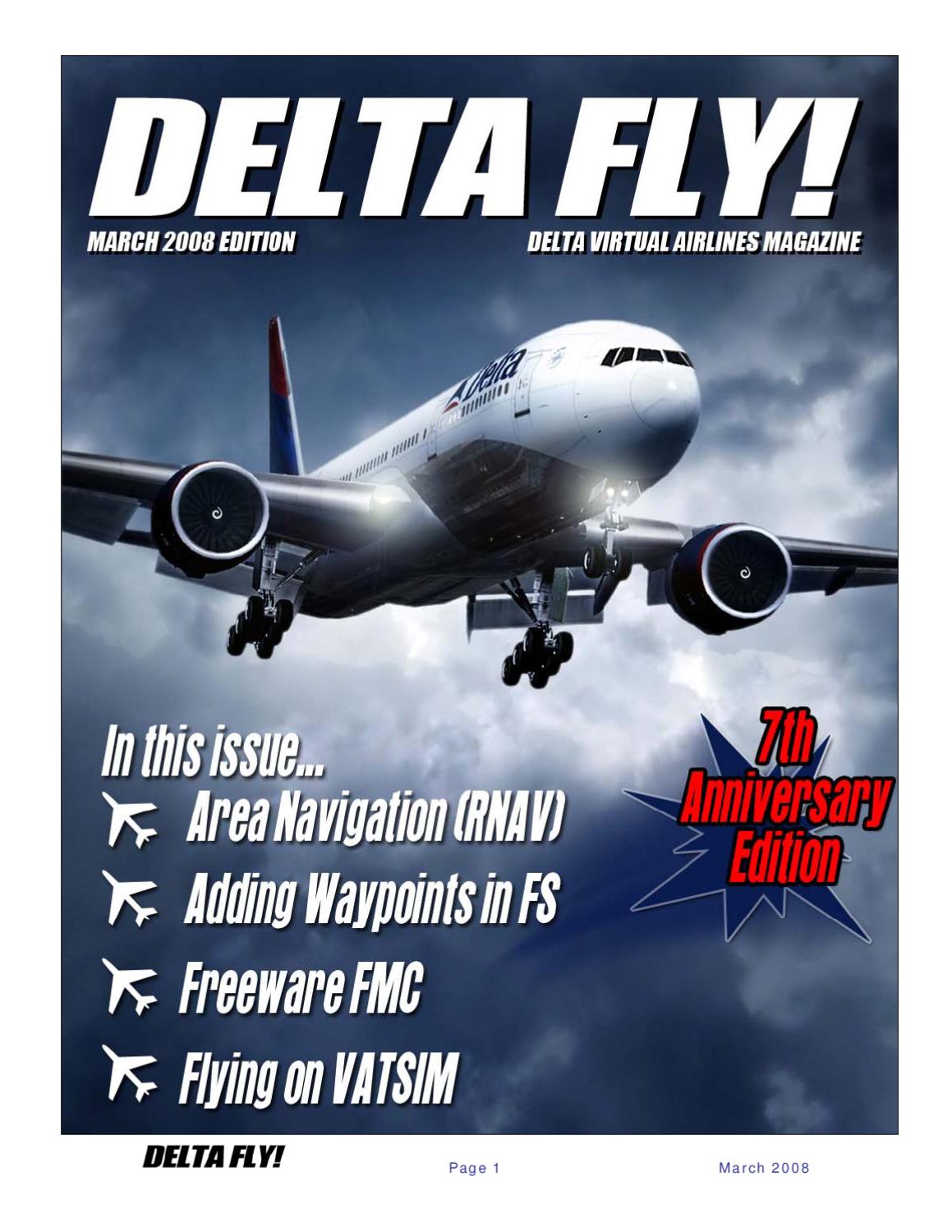 Delta FLY March 2008 By Delta Virtual Airlines Issuu