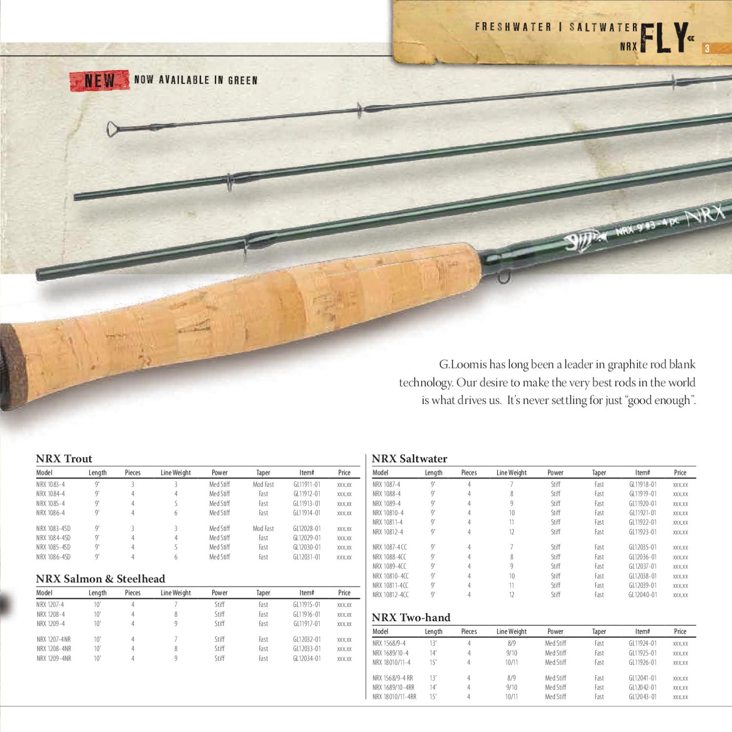 Catalogue G.Loomis 2012 by Shimano Europe BV Issuu