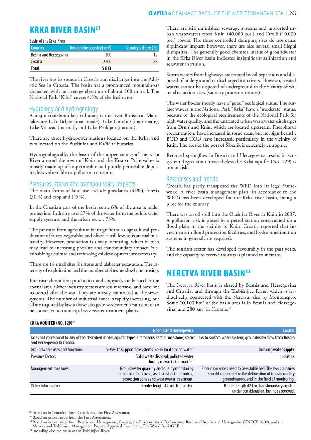 Second Assessment of Transboundary Rivers, Lakes and Groundwaters in ...